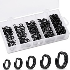200pcs Split Rings Fishing Saltwater High Strength Stainless Steel F...
