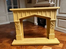 Dolls house miniature 1:12 HANDCRAFTED fireplace surround by D BROGDEN