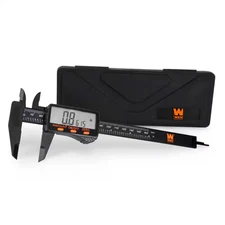 WEN 10761 Electronic 6.1-Inch Digital Caliper with LCD Readout and Storage Case