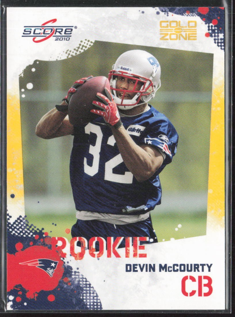 Devin McCourty Score #332 Gold Zone