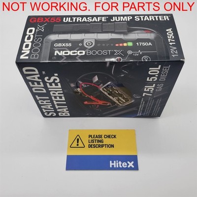 NOCO Boost X GBX55: 1750A UltraSafe Jump Starter   12V [GBX55] -NOT WORKING-