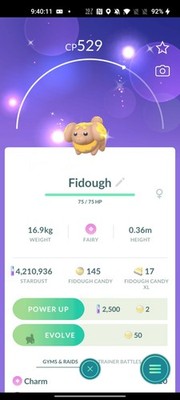 Shiny Fidough Instant 1M/30 Day's Friendship(Ultra Friends)   Pokémon Go