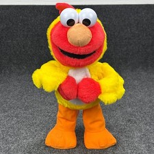 Sesame Street Chicken Dance Elmo Animated Plush Toy Just Play 2024 Yellow WORKS