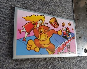 Donkey Kong Famicom Nintendo Near Mint Menko Card Super Mario Bros. Japan
