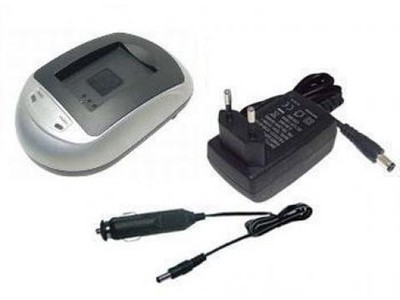 PowerSmart Ladegerät + Kfz-Ladekabel für Samsung VP-MS15 SB-LH82 AA-M2DG