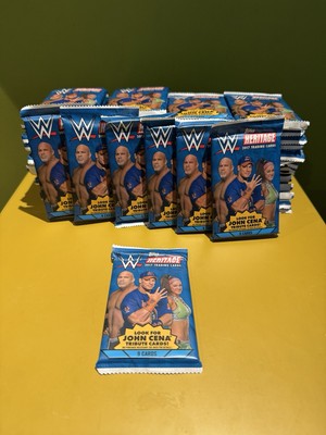 2017 Topps Heritage WWE Wrestling  HERITAGE  Trading Cards Pack