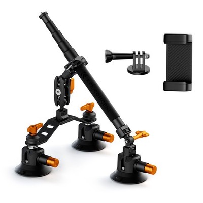 K&F CONCEPT Car Mount for Camera Suction Cup Mount Kit fr Insta360 X5 X4 X3 X2