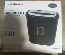 Infogaurd 10 Sheet Crosscut Shredder NX100P