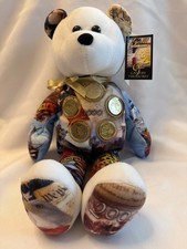 Gallery Treasures 5 Gold Coin Bear 2000 Edition State Quarter Collection White