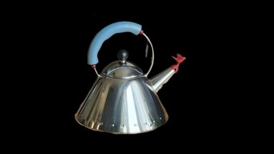 Alessi Wasserkessel 9093 2,0 l Michael Graves blau