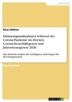 EntlastungsmaßNahmen WäHrend Der Corona-Pandemie Im Zweiten...