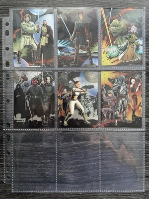 STAR WARS HERITAGE ETCHED FOIL SET (6) NM 2004 TOPPS