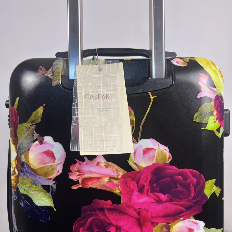 CALPAK Astyll 20" Carry-On Luggage Hard Side Spinner Floral Print Black NEW - Image 4 of 4