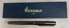 Waterman Paris Gloss Black Fountain Pen with Cartridge.