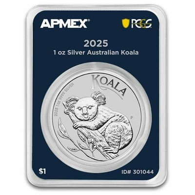 2025 AUS 1 oz Silver Koala- MintDirect  Premier Single + PCGS FS 