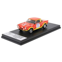Fiat 124 Abarth N.5 1000 Lakes Rally 1974 KINNUNEN-AHO 1:43 Trofeu Auto Rally -D