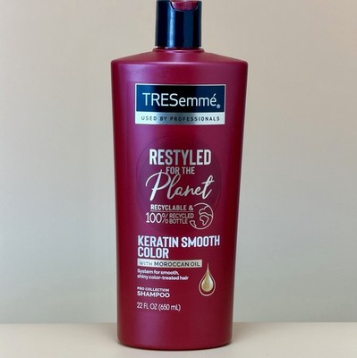 TRESemme Keratin Smooth Color with Moroccan oil Shampoo 22oz. Restyled For The P