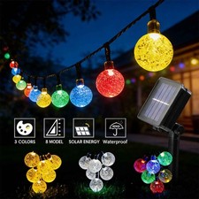 50LED Solar String Lights Patio Party Yard Garden Wedding Waterproof Outdoor