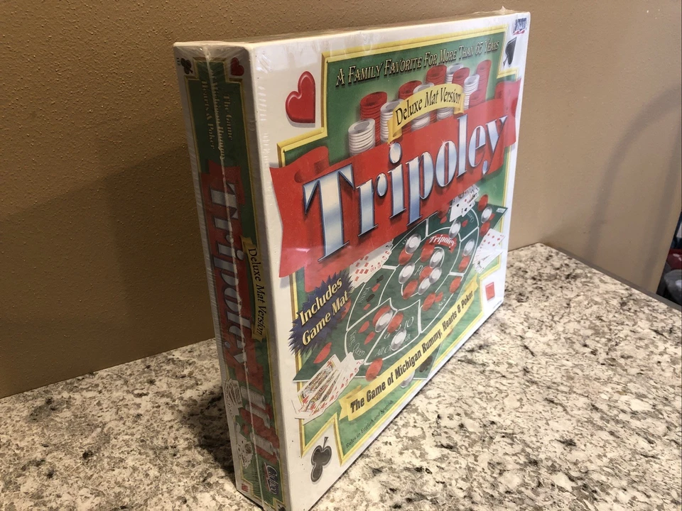 Vintage Tripoley Deluxe Mat Version by Cadaco - 1999 Edition New Sealed Box - Image 2 of 4