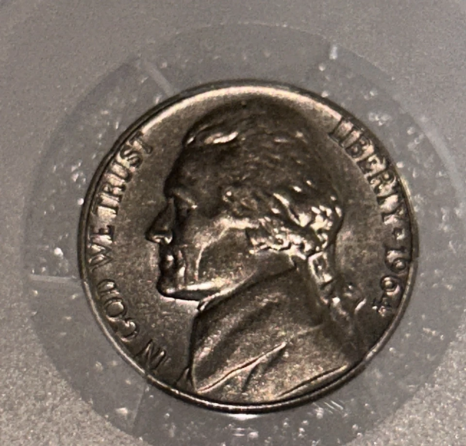 Moneda de Estados Unidos 1964-D níquel graduación profesional AU 53 sobre Denver Mint sin circular 5c Foto 2 de 4