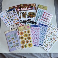 Scrapbooking Journal Assorted Themes Sticker Embellishments Bundle