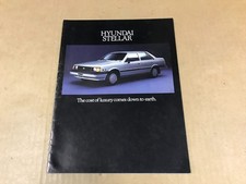 Vintage Hyundai Stellar Dealership Salesman Brochure