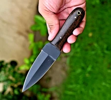 Custom Hand Made High Carbon steel Blade Throwing Boot Knife Hunting 2789