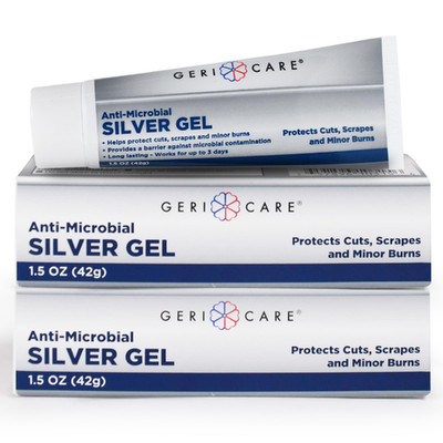 Antimicrobial Silver Gel By Gericare Wound Care Cream For Cuts Scrapes Minor