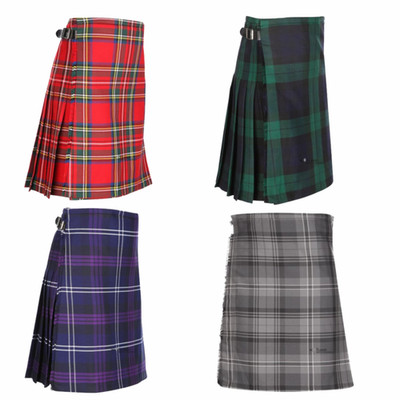 Neu Party Tartan Kinder Kids Freizeit Kilt Auswahl an Tartans - Alter 1 - 12 UK Brandneu mit Etikett