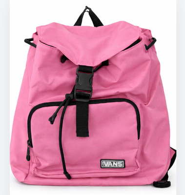 Vans Mini Geo Backpack Pink Womens Small Cute Casual School Travel Bag