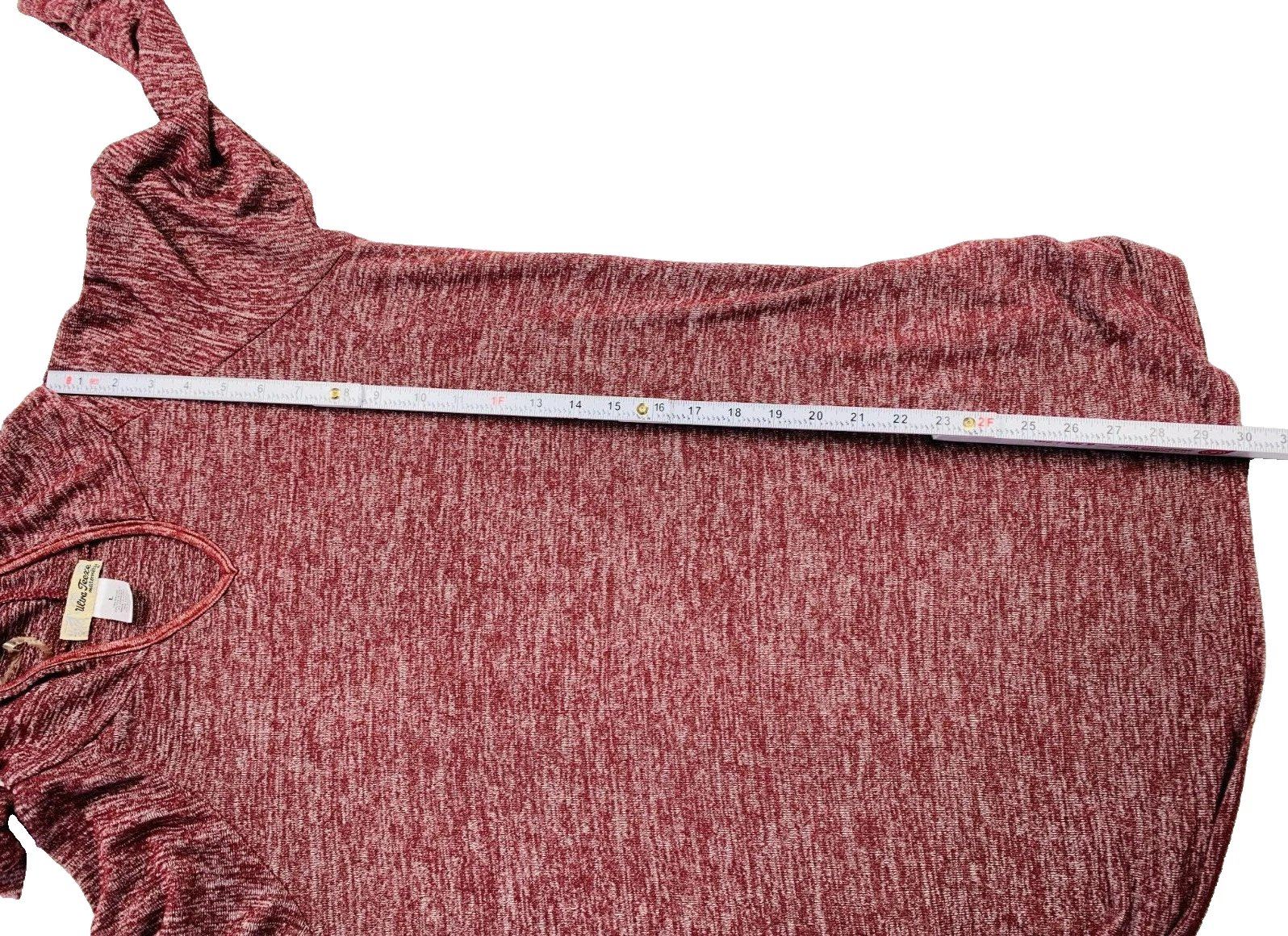 VETEMENTS Felpa con cappuccio premaman Ultra Teexe taglia L marrone erica