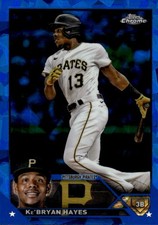 2023 Topps Chrome Sapphire Edition Ke'Bryan Hayes #314 Pittsburgh Pirates 3H