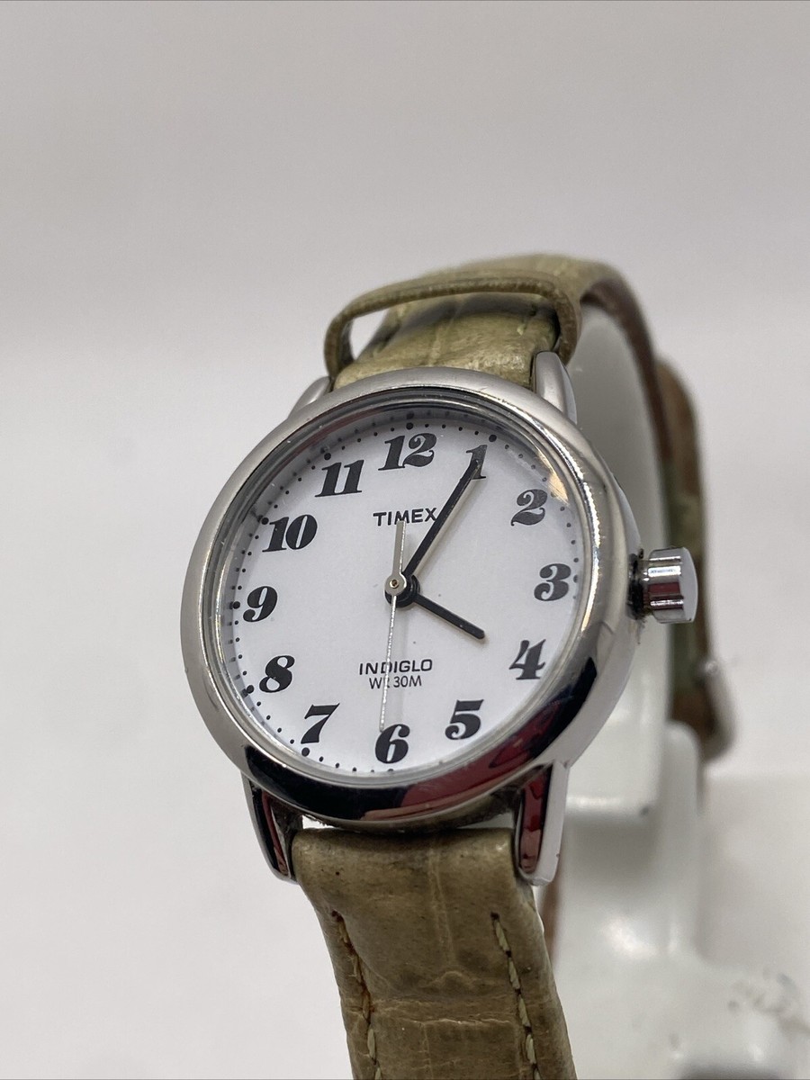 Timex Indiglo Ladies Watch Green Band New Battery! | eBay display picture 1