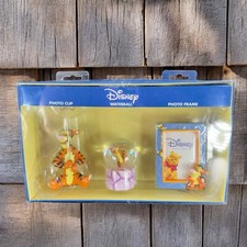 Disney Winnie the Pooh Photo Clip Waterball Photo Frame Tiger 3 Pcs New In Box