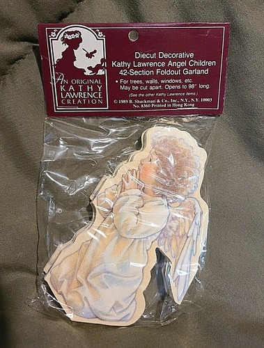 Weihnachten Taufgirlande Engel Kinder Kathy Lawrence Creation Shackman Neu aus altem Lagerbestand  - Bild 1 von 8