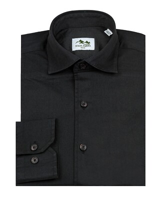 Wear Sierra Top Shelf Cotton Long Sleeve Button Up Shirts in Black