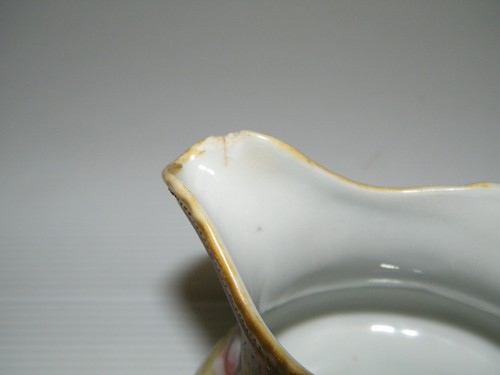 ANTIQUE Hand Painted NIPPON MORIAGE CREAM & SUGAR BOWL ROSES & GOLD - Picture 7 of 11