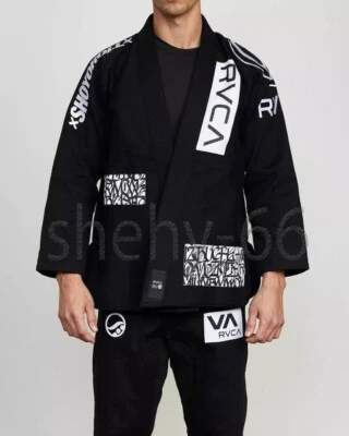 Shoyoroll RVCA batch 105 BJJ kimono GI Uniform absolute king 450 GSM Black + Bag
