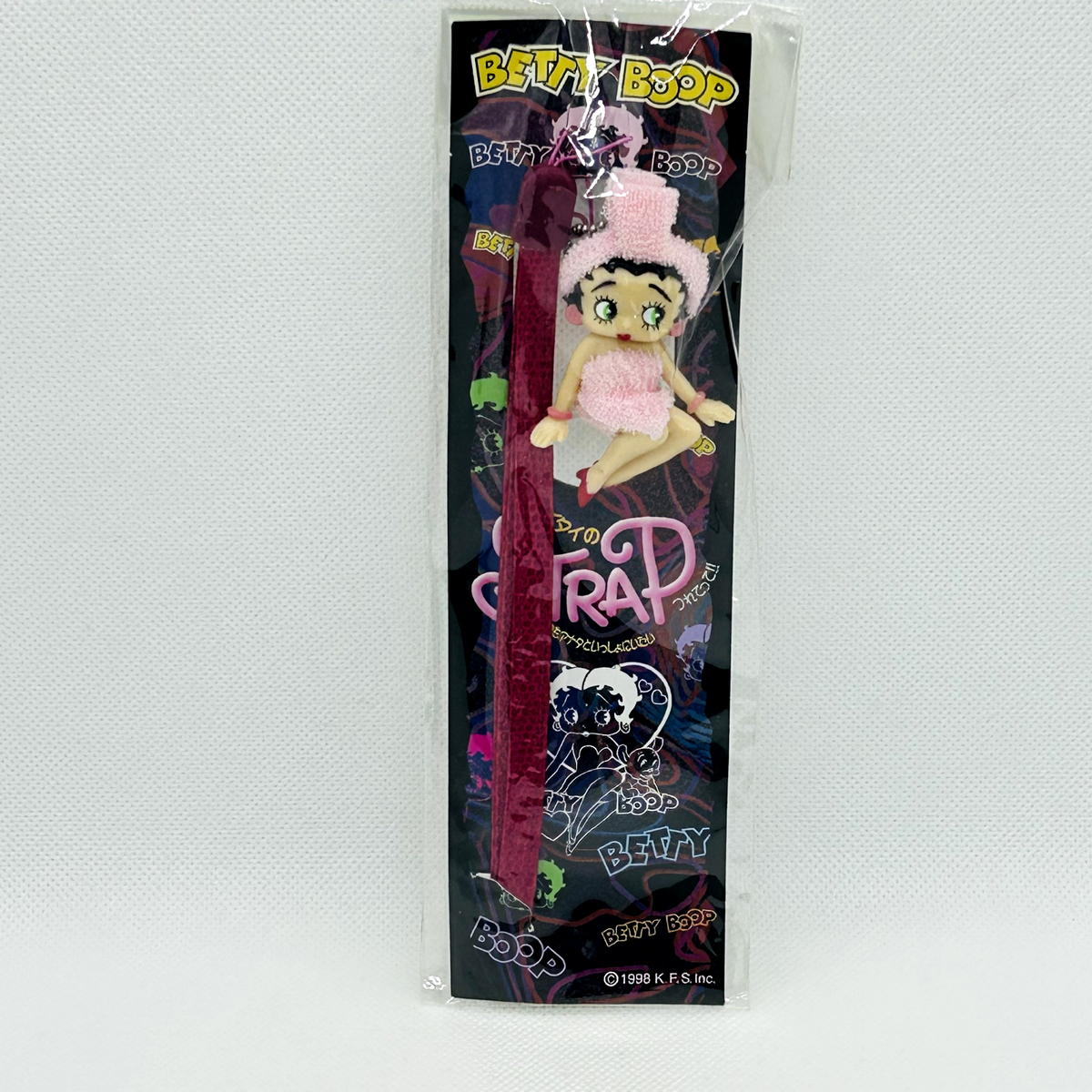 レア　BETTY BOOP Betty Boop MIni Mascot figure strap Vintage Retro From Japan 1998