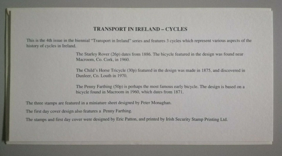 FDC Ireland 1991 - Cydes (3v Stamps Cover) - Image 2 of 2