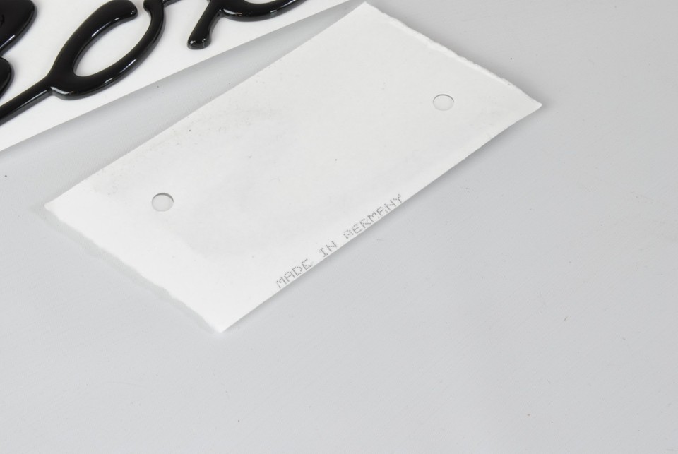 Porsche Boxster S Script Emblem Gloss Black 98755903701 | Genuine OEM ...
