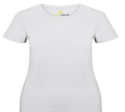 Natural Uniforms Women's Short Sleeve Round-Neck T-Shirt Under Scrub Top 7167