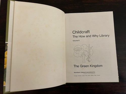 The Green Kingdom Volume 6 Childcraft How & Why Library 1976 Vintage Hardcover - Picture 4 of 7