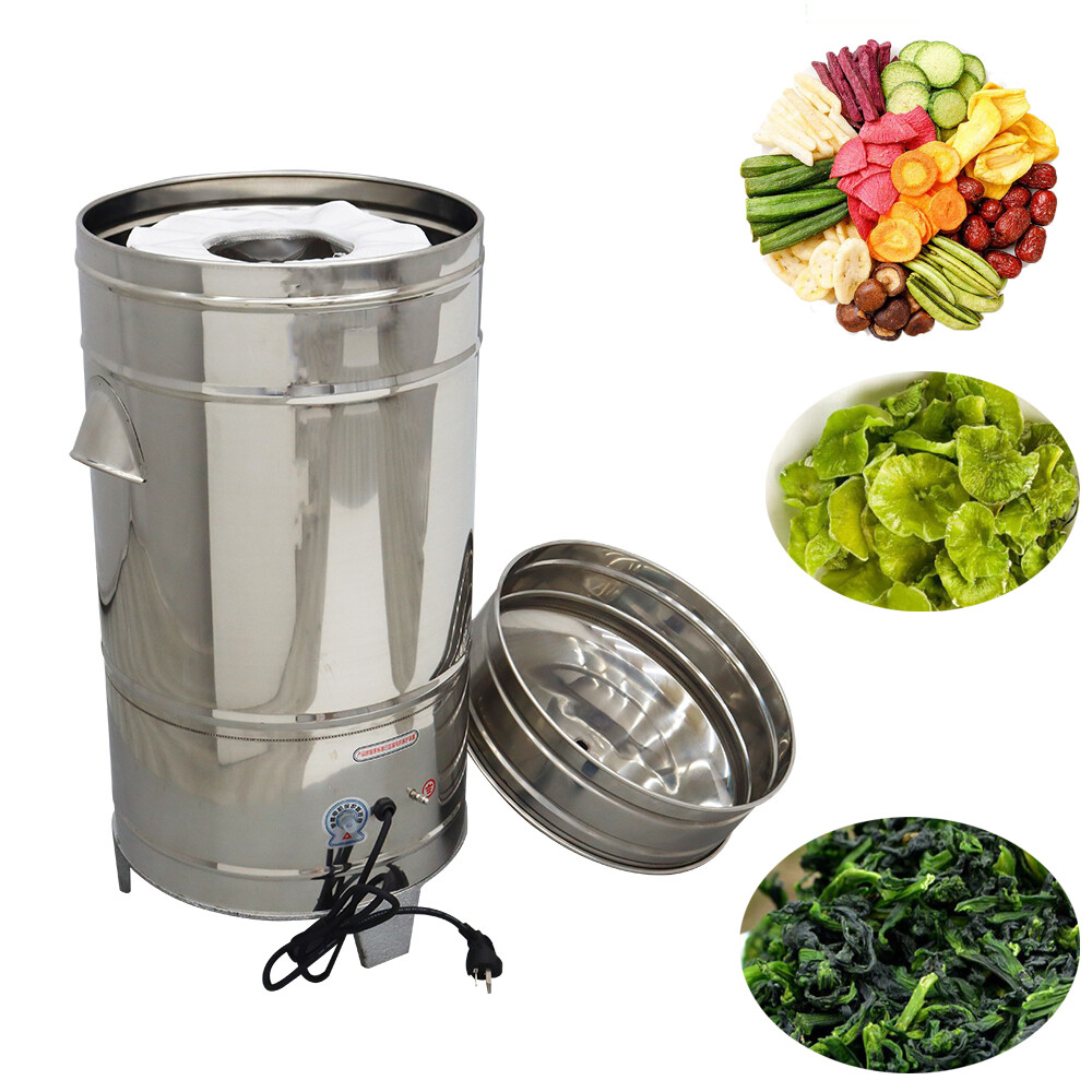 Commercial Salad Spinner Electric Salad Dryer Vegetable Dehydrator 5.5Gallon-image