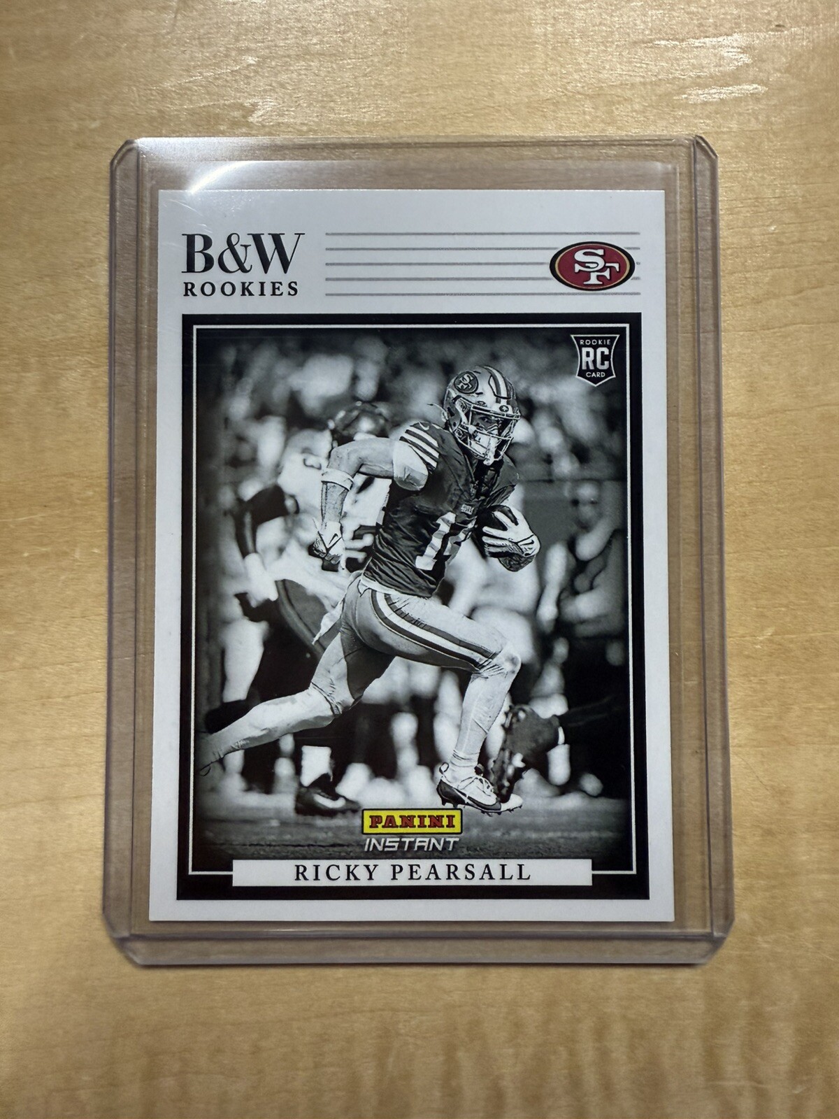 2024 NFL Panini Instant BLACK & WHITE ROOKIES BWR31 RICKY PEARSALL  SF 49ERS