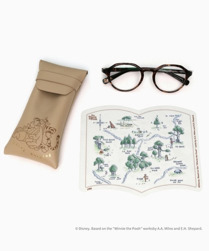 Marco de gafas Disney Winnie the Pooh JINS HOME almohadillas nasales de silicona Japón - Imagen 15 de 18