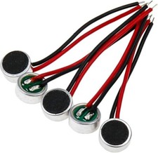 Pack of 5 MIC Electret Condenser Stereo Microphone 6Mm Dia 3.5Mm Thick NEW