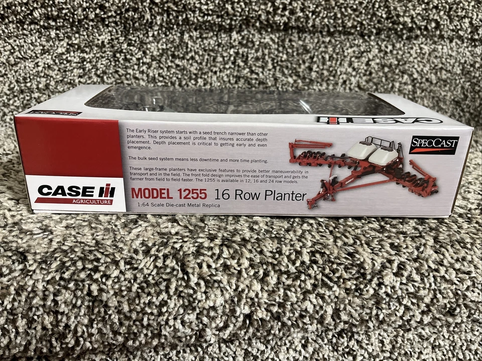 2024 SpecCast 1:64 Case IH 1255 16-Row Planter NEW! ZJD 1741 - Image 4 of 4