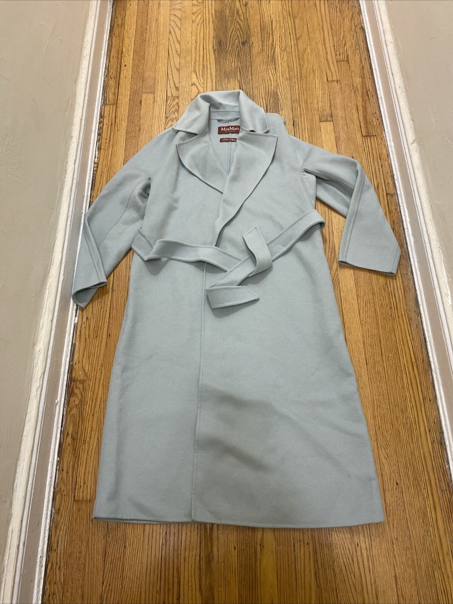 コート MAX MARA STUDIO Woman Coat Blue 2516011071600 003 Blue coat 14 | Max Mara