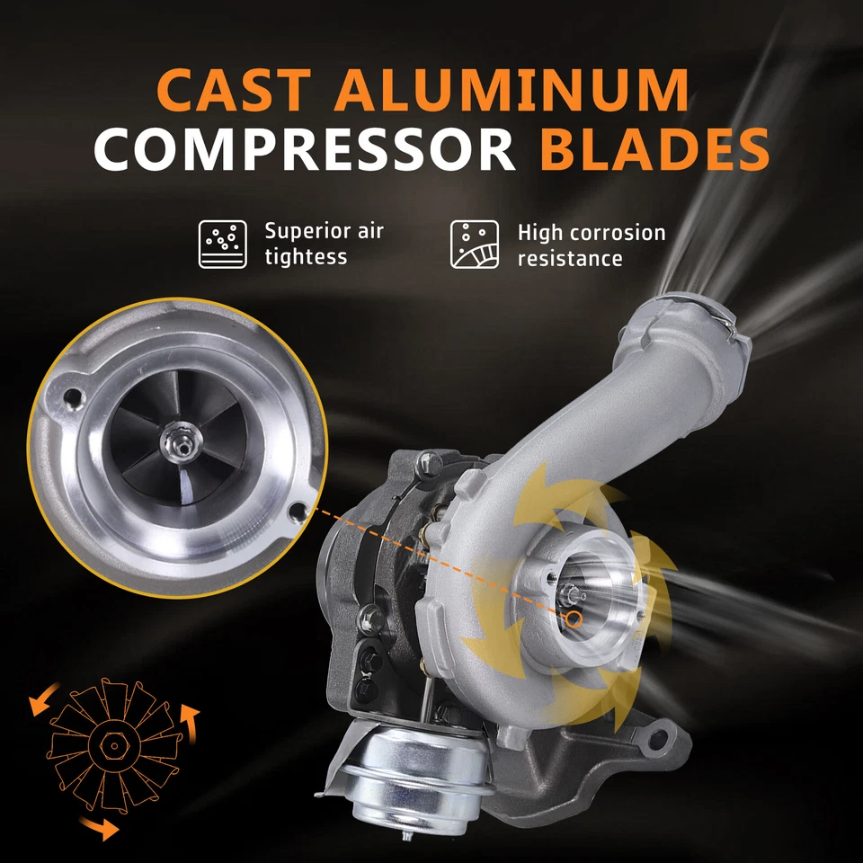 Turbolader für VW Transporter T5 2.5 TDI 96KW 130PS 760698 070145701R GTB1749V - Bild 4 von 4